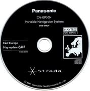 Obrázek Panasonic STRADA mapy 2008 Update T1000-EE0407