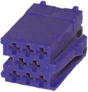 Obrázek Konektor MINI ISO 8-pin bez kabelů - modrý