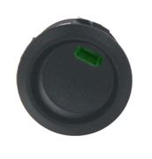 Obrázek Spínač kolébkový kulatý 20A zelená LED