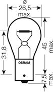 Obrázek OSRAM 12V P21W (BA15s) 21W standard (1ks)