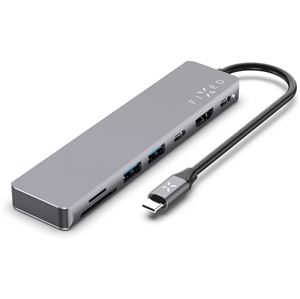 Obrázek z Fixed USB-C HUB 7-port FIXHU-CAD-GR 