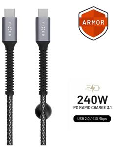 Obrázek z Fixed kabel USB-C/C 2m FIXDA-CC2-GR 