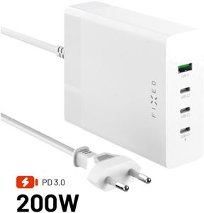 Obrázek z Fixed 3xUSB-C USB 200W FIXCG200-3C1A-WH 