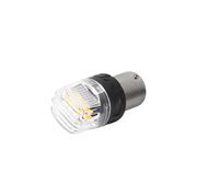 Obrázek LED BAU15S oranžová, 12V, 16LED 2835SMD