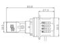 Obrázek z V22 TST LED HB1 (9004) bílá, 12/24V, 6000LM 