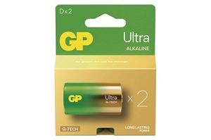 Obrázek z GP Ultra D LR20 alkalicka baterie 1,5V 