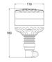 Obrázek z LED maják, 12-24V, 16xLED oranžový, na držák, ECE R65 