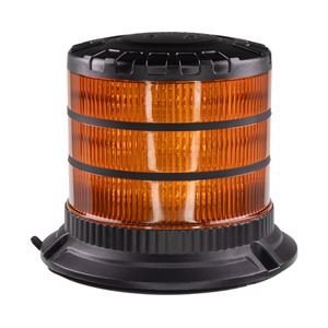 Obrázek z LED maják, 12-24V, 24xLED oranžový, magnet, ECE R65 