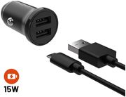 Obrázek Fixed autonabíječk 2xUSB FIXCC15N-2UM-BK