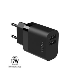 Obrázek z Fixed nabíječka 2xUSB 17W FIXC17N-2U-BK 