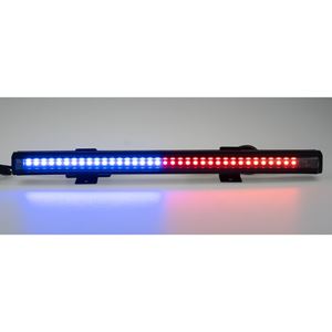 Obrázek z Gumové výstražné LED světlo vnější, modro-červené, 12/24V, 340mm 