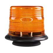 Obrázek LED maják, 12-48V, 48xLED oranžový, magnet, ECE R65